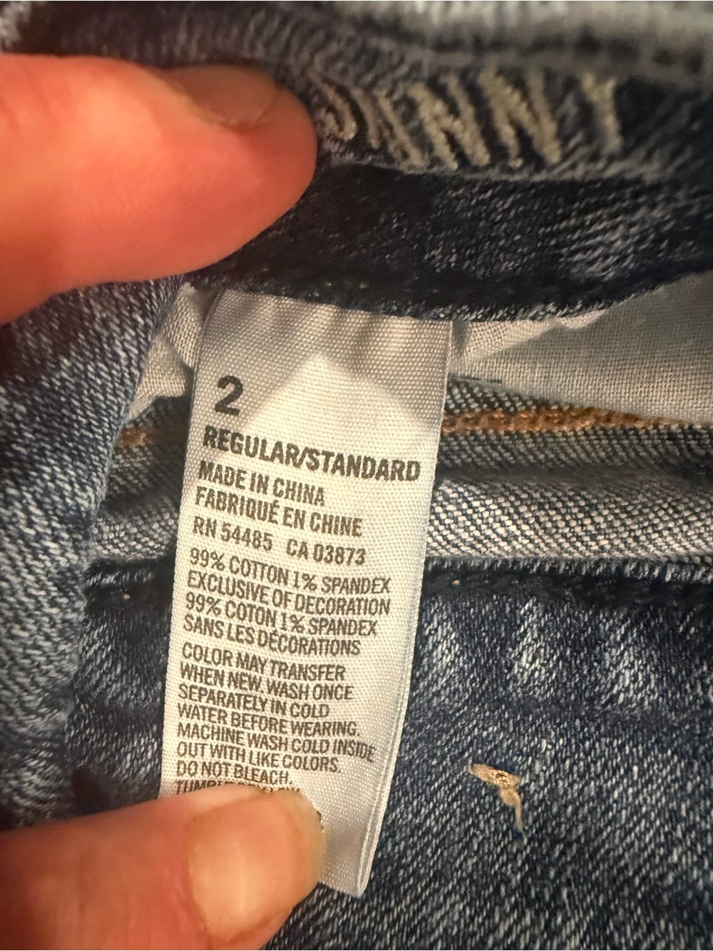 American Eagle Outfitters Low Wasted Denim Jeans-Straight Leg Size2 - Picture 4 of 7